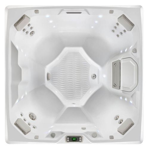 Spa sobre suelo - BEAM™ - HotSpring® Spas - cuadrado / 4 plazas / de fibra acrílica