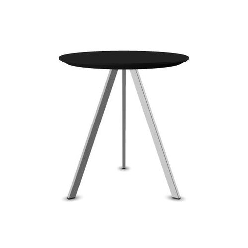 Mesita auxiliar contemporánea - 656 - Stoll Giroflex - de material laminado / redonda / profesional