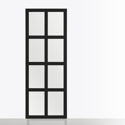 Puerta de interior - TRANSPARENCY : DESIGN LACK QUADRANT - Bod'or KTM - de madera / corredera / pivotante
