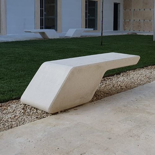 Banco público contemporáneo - MIX - VASART URBAN DESIGN - de madera / de hormigón / sin respaldo