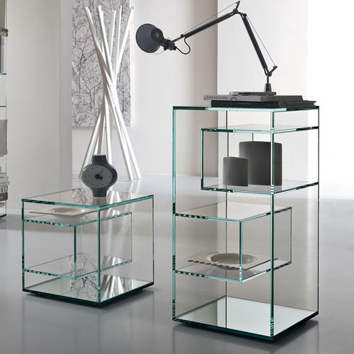 Estantería contemporánea - LIBER - TONELLI Design - de vidrio
