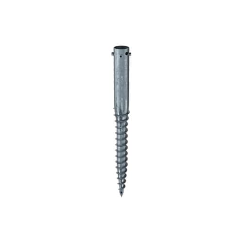 Pilote atornillados - G 114x1300-4xM16 - Krinner Schraubfundamente - de acero galvanizado / para casa con estructura