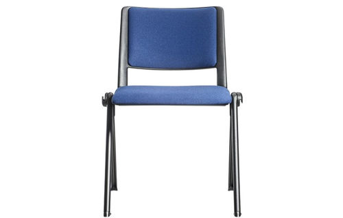 Silla de conferencia de tejido - REVOLUTION - Burotime Office Furniture - tapizada / con mesita / con reposabrazos