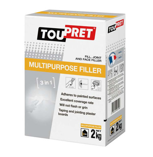 Enlucido de taponamiento - MULTIPURPOSE - TOUPRET - para juntas / de interior / para yeso