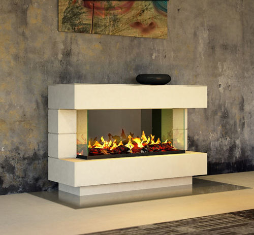 Chimenea eléctrica - LONDON - muenkel design - contemporánea / hogar