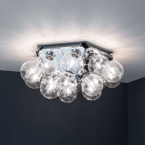 Plafón contemporáneo - TARAXACUM 88  - FLOS - esférico / de acero / de aluminio pulido