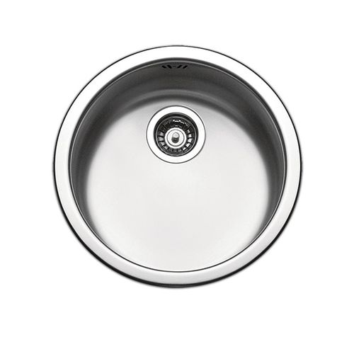 Fregadero de 1 cubeta - CIRCUM : CIVI - Apell S.p.A. - sin escurreplatos / de acero inoxidable / sobre encimera