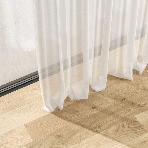 Visillo de color liso - PERGAMON - Zimmer + Rohde GmbH - de lino / de algodón / transparente