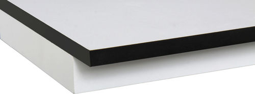 Encimera de resina - DESK FORM, a.s - laminada / para cocina / negra