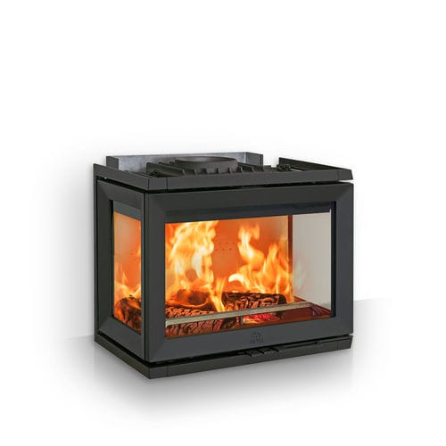 Chimenea insertable de 3 caras - I 520 SERIES - Jøtul - de leña