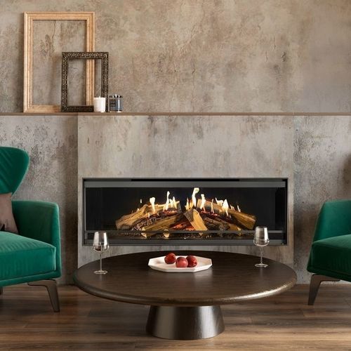 Chimenea holográfica - Kalfire E-one 130F - Kalfire Fireplaces - eléctrica / encastrable / adosada