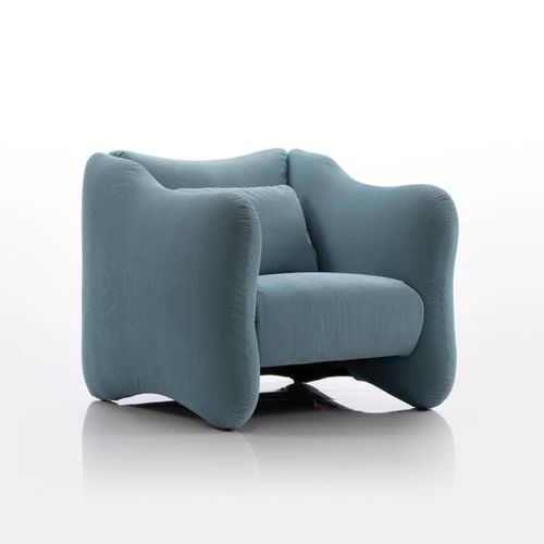 Sillón contemporáneo - bongo bay - bruehl - de tejido / con revestimiento removible / con respaldo alto