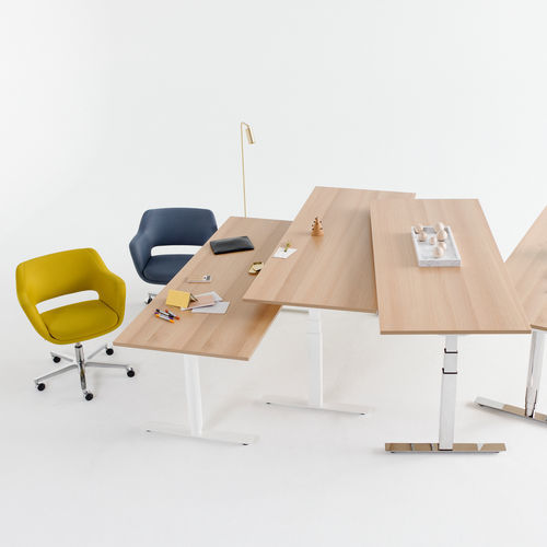 Escritorio de pie - ALKU S&S - Martela - para 2 personas / contemporáneo / de madera