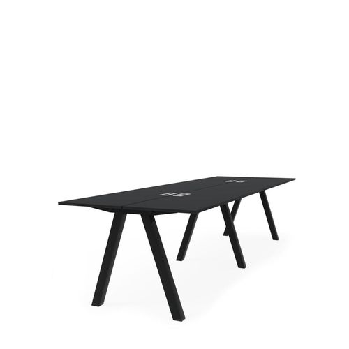 Mesa de conferencia contemporánea - FRANKIE - Martela - de fresno / de roble / de material laminado