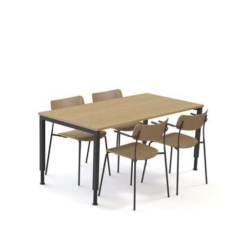 Mesa alta contemporánea - ALKU - Martela - de aglomerado / de material laminado / epoxi