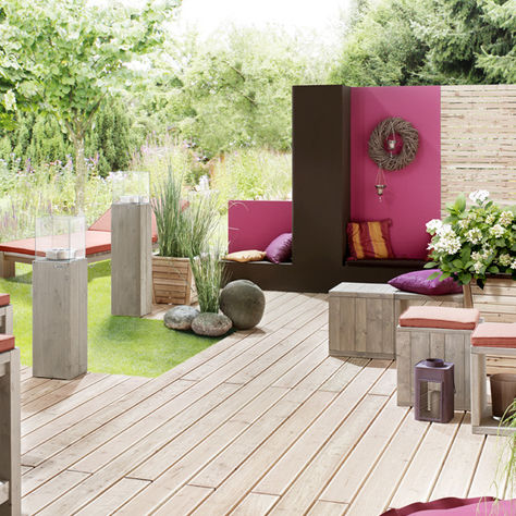 Tarima de exterior de madera maciza - ante-Gruppe