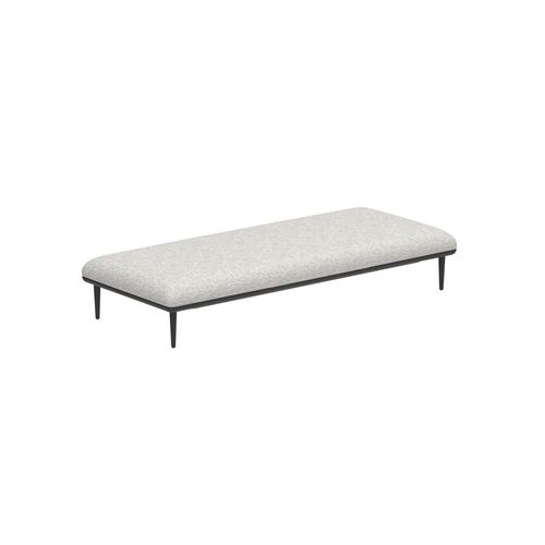 Banqueta contemporánea - STYLETTO - Royal Botania - de tejido / con base de aluminio / de aluminio