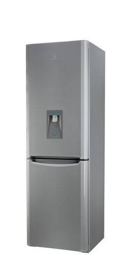 Frigorífico combi armario - BIAA 13 F SI WD - Indesit - para uso residencial / de libre instalación / con congelador en la parte inferior