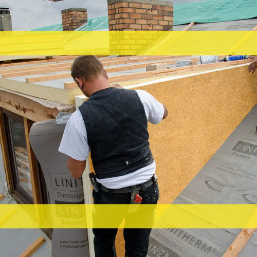 Panel sándwich aislante para cubierta inclinada - LITEC GS - Linzmeier Bauelemente GmbH - cara de madera / alma de espuma de poliuretano / de alta resistencia