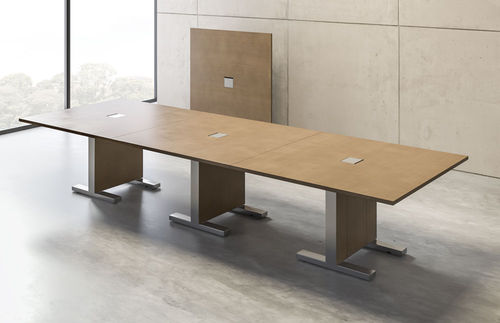 Mesa de reuniones contemporánea - APPROACH - Nucraft - de madera / rectangular / modular
