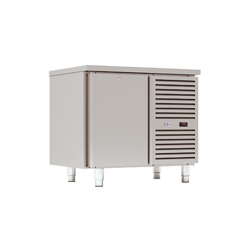 Mostrador refrigerado profesional - PROFESSIONAL SERIES - Kristal Endustriyel A.S. - con 1 puerta / con cajones / de acero inoxidable