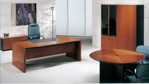 Escritorio ejecutivo - OYSTER - ora acciaio - contemporáneo / de madera / de material laminado