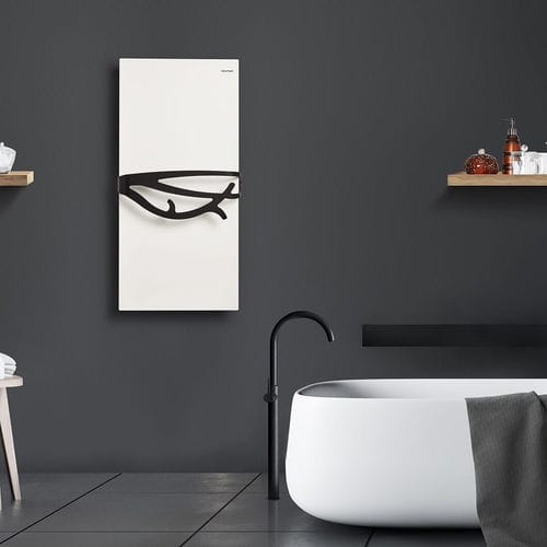 Radiador toallero de agua caliente - OLIVIN - HAMMAM DESIGN RADIATOR - contemporáneo / de acero inoxidable / blanco