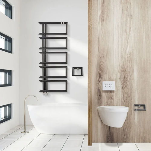 Radiador toallero de agua caliente - Blaze - HAMMAM DESIGN RADIATOR - 0...500 w / contemporáneo / de acero inoxidable
