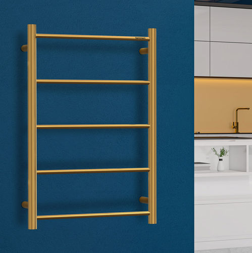 Radiador toallero eléctrico - Aral - HAMMAM DESIGN RADIATOR - 0...500 w / contemporáneo / de acero inoxidable