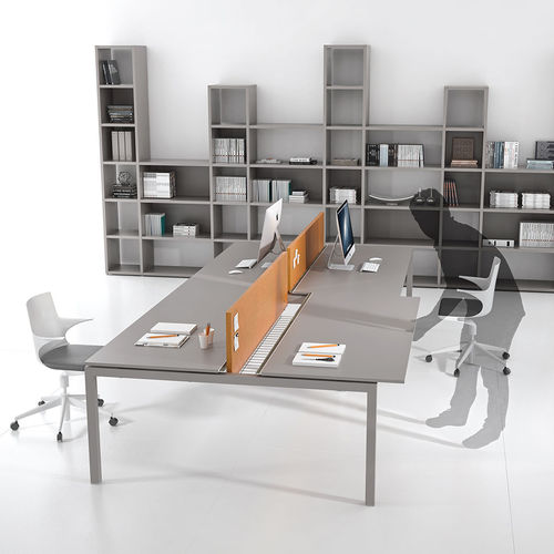 Escritorio para open space - ITALO - ALEA - contemporáneo / de metal