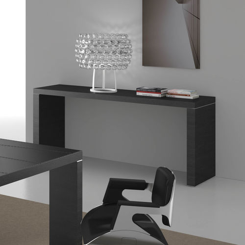 Consola contemporánea - TITANO - ALEA - de chapa de madera / rectangular / para uso residencial