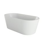 bañera ovalada