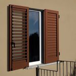 Contraventana con celosía - Todos los fabricantes de la arquitectura y