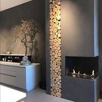 Chimenea de esquina - Todos los fabricantes de la arquitectura y del