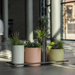 jardinera de acero galvanizado