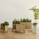 jardinera de madera