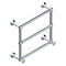 radiador toallero de agua calienteA4L-TWK series THG Paris