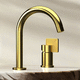 grifo monomando para lavabo / para lavamanos / de repisa / de latón