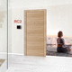 puerta de seguridad / de interior / de madera / abatible
