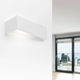 aplique contemporáneo / de interior / de yeso / rectangular
