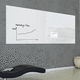 pizarra blanca / magnética / de pared / de vidrio