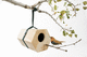 casita para pájaros con base