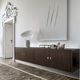 aparador de pared / contemporáneo / de madera / con puertas batientes