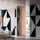 revestimiento de pared para interior / de madera / de cerámica / de cuero