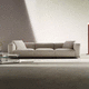 sofá modular / contemporáneo / de tejido / de cuero