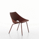silla contemporánea / de interior / de roble / de nogal