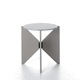 mesa de centro contemporánea / de vidrio / de mármol / con base de MDF lacada