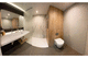 baño contemporáneo / de metal / para hotel / prefabricado