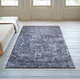 alfombra contemporánea / con motivos decorativos / de color liso / de viscosa