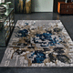 alfombra contemporánea / de flores / de lana / de viscosa